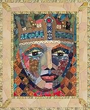 Mixed media female nude collage