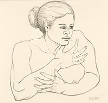 Graphite figure drawing.