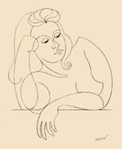 Graphite figure drawing.