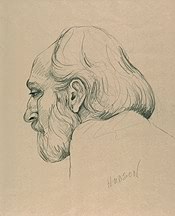 Portrait of man in graphite.