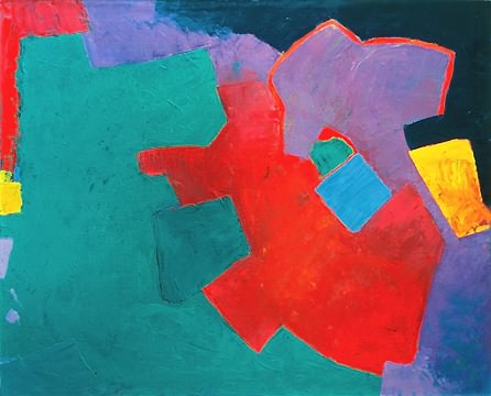 Abstract painting, colorful modern oil painting. Abstract paintings, modern art for sale.