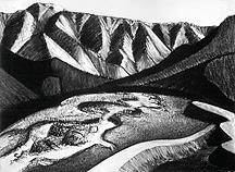 Modern abstract landscape, Alaska..