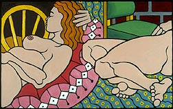 Figure paintings, abstract contemporary.