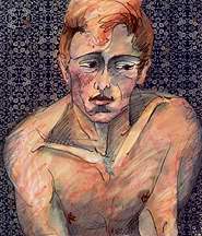 Spontaneousl drawings of men.