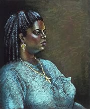 Portrait painting of Black women