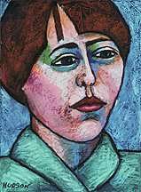Contemporary expressionist portraits.