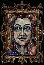 Humorous women portait art.
