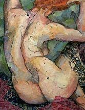 Nude female figure