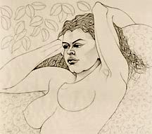 ecards Sensual nude drawings.