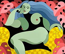Figure painting, abstract paintings.