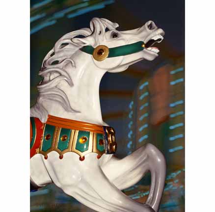 Carousel horses prints.